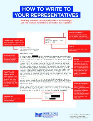 How to Write a Letter to Your Elected Representative.